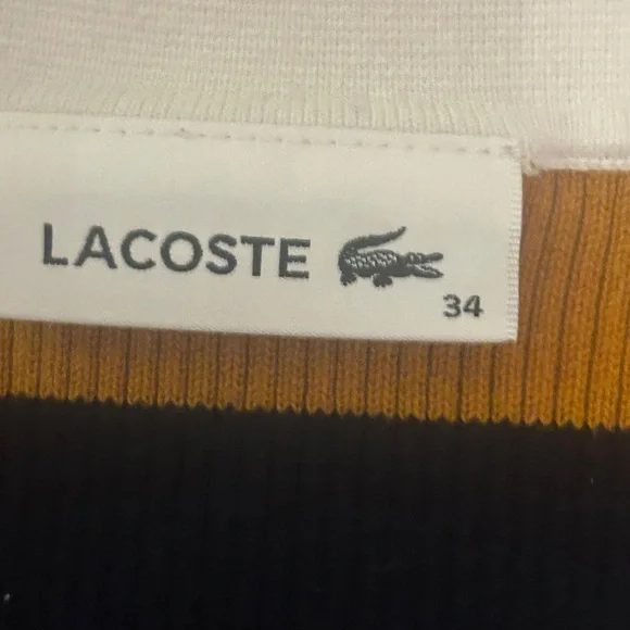 Lacoste Women's fitted polo dress - Picture 6 of 9